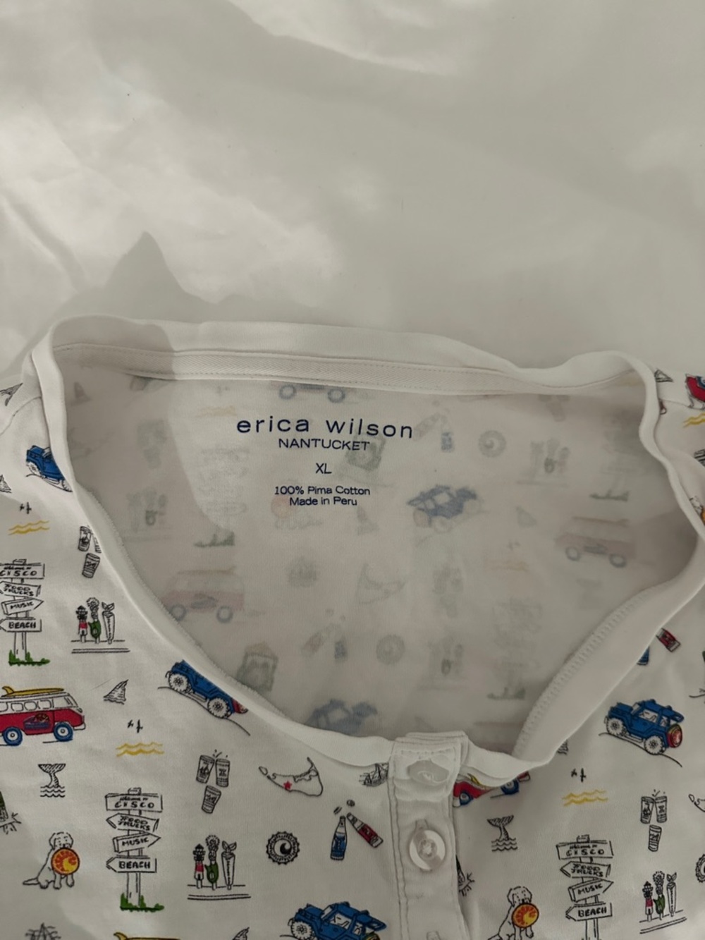 Erica Wilson Nantucket Pajama Set - Picture 3 of 3